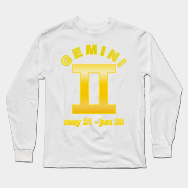 Gemini Long Sleeve T-Shirt by MBK